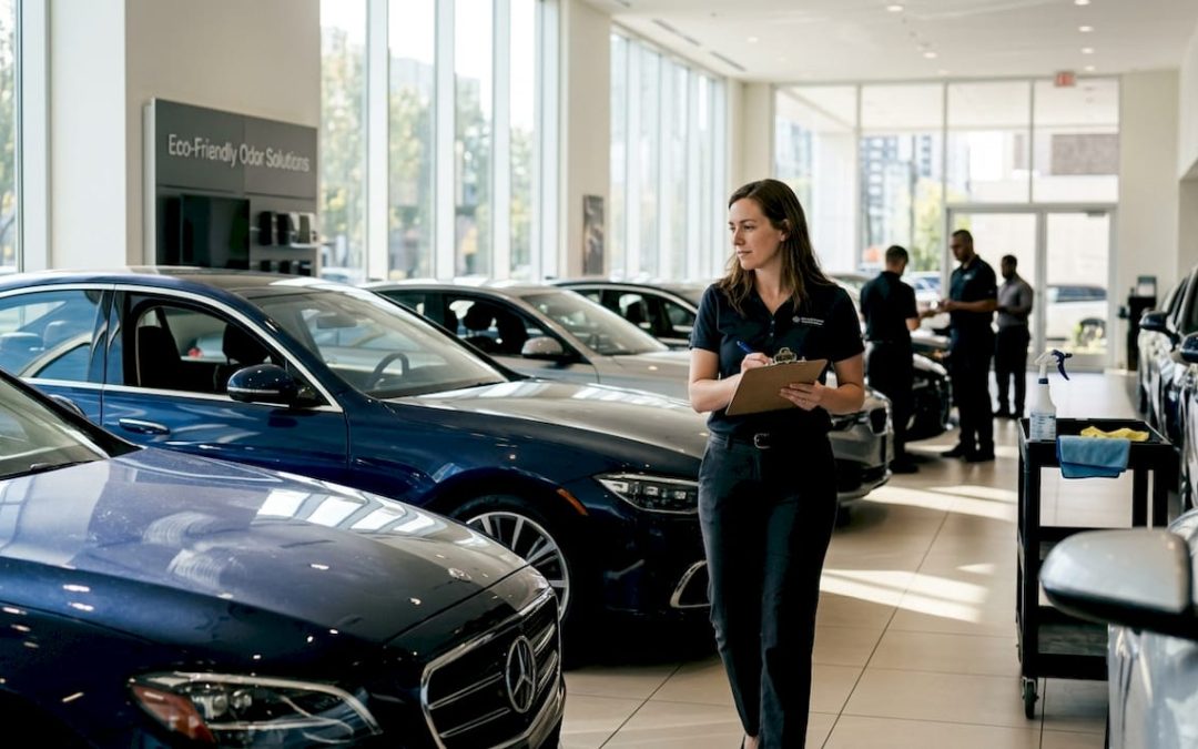 Luxury auto dealership odor solutions: eco-friendly care