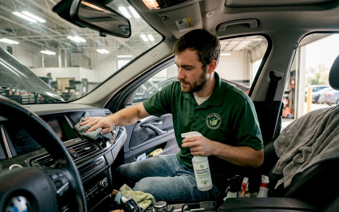 Eco-Friendly Vehicle Interior Odor Removal: Pro Workflow