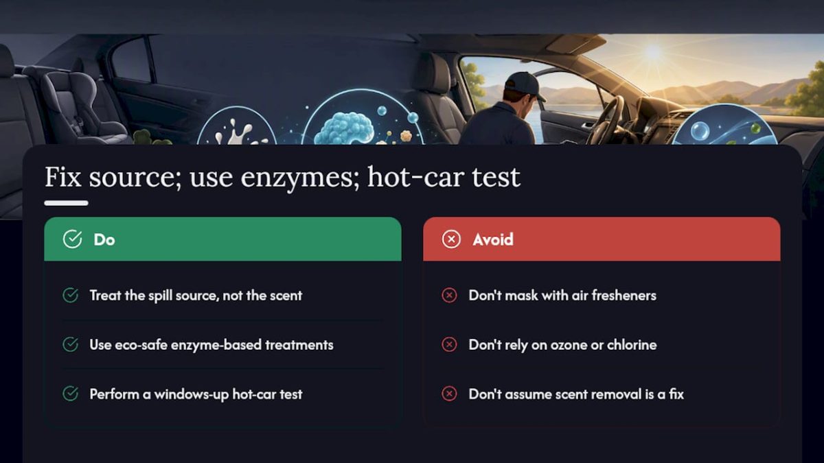 What Most Car Owners Get Wrong About This Smell — overview diagram