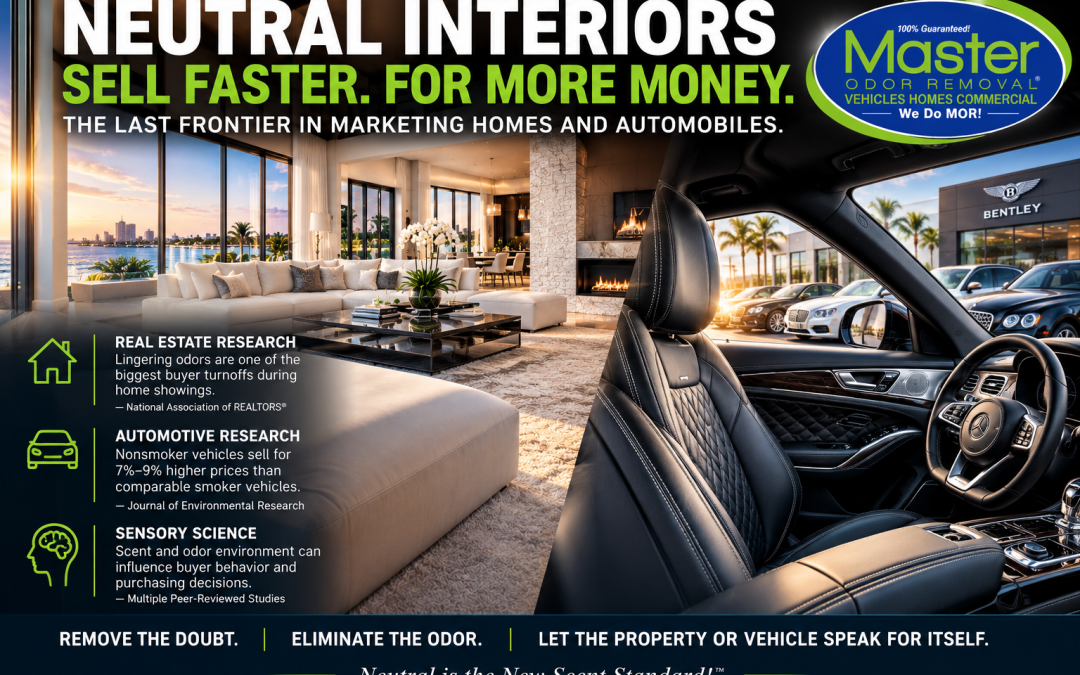 The Last Frontier in Selling Homes & Cars: Odor Neutrality